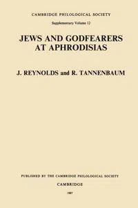 Jews and Godfearers at Aphrodisias_cover