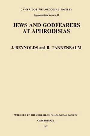 Jews and Godfearers at Aphrodisias