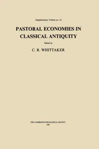 Pastoral Economies in Classical Antiquity_cover