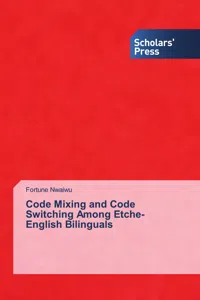 Code Mixing and Code Switching Among Etche-English Bilinguals_cover