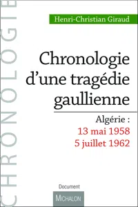 Chronologie d'une tragédie gaullienne_cover