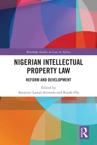 Nigerian Intellectual Property Law_cover