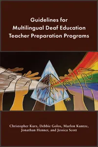 Guidelines for Multilingual Deaf Education Teacher Preparation Programs_cover