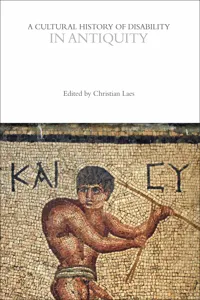 A Cultural History of Disability in Antiquity_cover