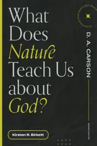 What Does Nature Teach Us about God?_cover