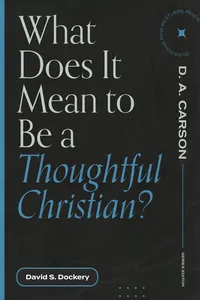 What Does It Mean to Be a Thoughtful Christian_cover