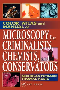 Color Atlas and Manual of Microscopy for Criminalists, Chemists, and Conservators_cover