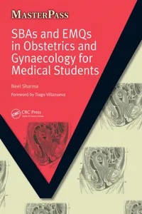 SBAs and EMQs in Obstetrics and Gynaecology for Medical Students_cover