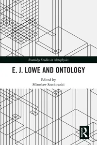 E.J. Lowe and Ontology_cover