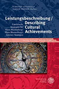 Leistungsbeschreibung/Describing Cultural Achievements_cover