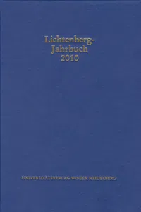 Lichtenberg-Jahrbuch 2010_cover