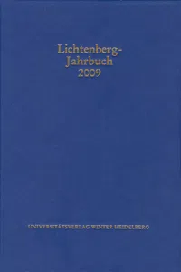 Lichtenberg-Jahrbuch 2009_cover