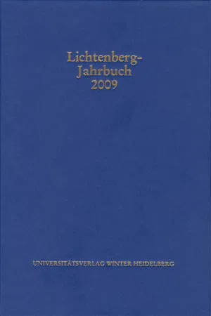 Lichtenberg-Jahrbuch 2009