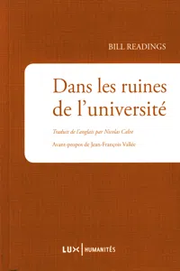 Dans les ruines de l'université_cover