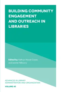 Building Community Engagement and Outreach in Libraries_cover