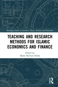 Teaching and Research Methods for Islamic Economics and Finance_cover