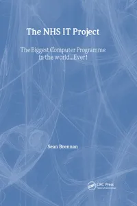 The NHS IT Project_cover