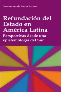 Refundación del Estado en América Latina_cover