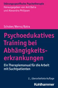 Psychoedukatives Training bei Abhängigkeitserkrankungen_cover