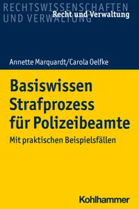 Basiswissen Strafprozess für Polizeibeamte_cover