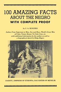 100 Amazing Facts About the Negro with Complete Proof_cover