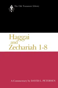 Haggai and Zechariah 1-8_cover