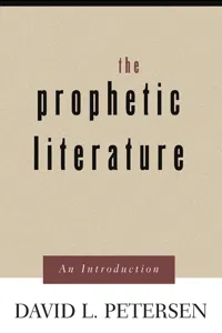 The Prophetic Literature_cover