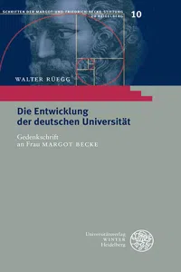 Die Entwicklung der deutschen Universität_cover