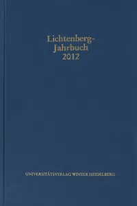 Lichtenberg-Jahrbuch 2012_cover