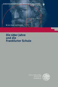 Die 68er Jahre und die Frankfurter Schule_cover