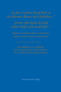 "In ihrer rechten Hand hielt sie ein silbernes Messer mit Glöckchen ..." / "In her right hand she held a silver knife with small bells …"_cover