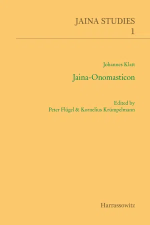 Jaina-Onomasticon