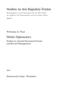 Hittite Diplomatics_cover