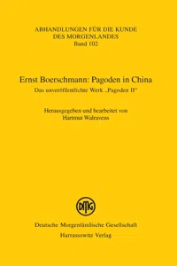 Ernst Boerschmann: Pagoden in China_cover