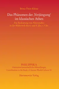 Das Phänomen der 'Verjüngung' im klassischen Athen_cover