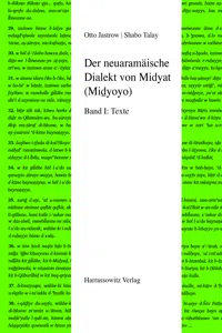 Der neuaramäische Dialekt von Midyat_cover