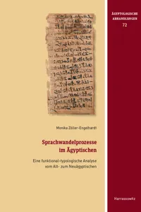 Sprachwandelprozesse im Ägyptischen_cover