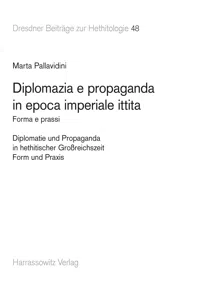 Diplomazia e propaganda in epoca imperiale ittita_cover