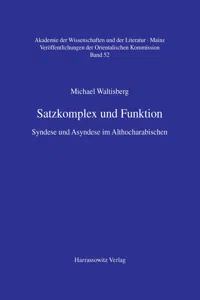 Satzkomplex und Funktion_cover