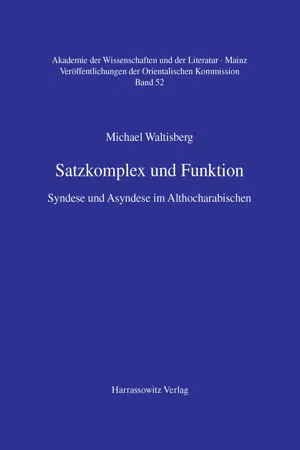 Satzkomplex und Funktion