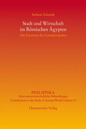 Stadt und Wirtschaft im Römischen Ägypten