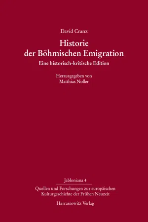 Historie der Böhmischen Emigration