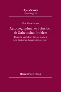 Autobiographisches Schreiben als ästhetisches Problem_cover