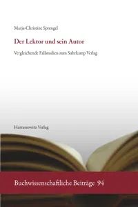 Der Lektor und sein Autor_cover