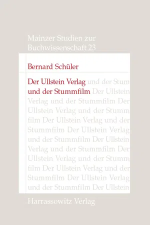 Der Ullstein Verlag und der Stummfilm