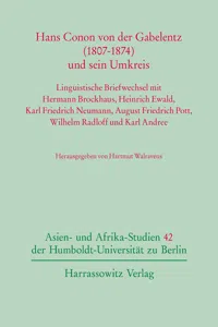 Hans Conon von der Gabelentz und sein Umkreis_cover