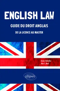 English Law. Guide du droit anglais de la Licence au Master_cover