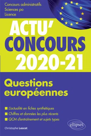 Questions européennes 2020-2021 - Cours et QCM