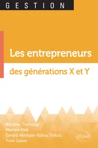 Les entrepreneurs des générations X et Y_cover