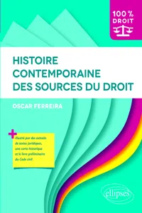 Histoire contemporaine des sources du Droit_cover